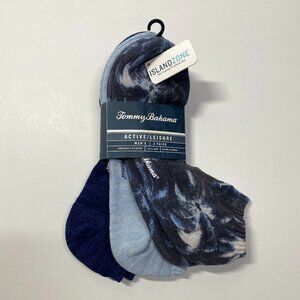 Tommy Bahama Coolmax Island Zone Low Cut Socks One Size - 3 Pair